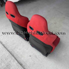 JDM EP3 Civic Type R Front Red Recaro Seats  
